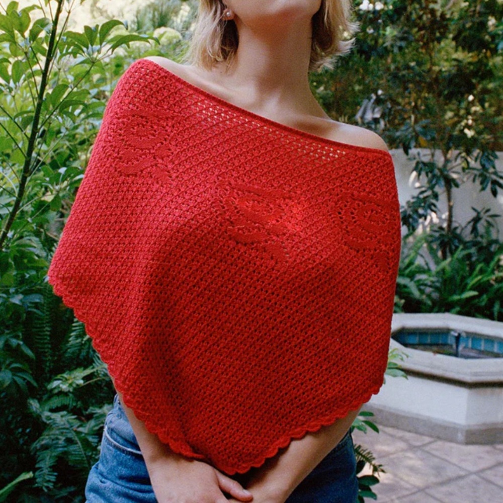Frankie’s bikinis Sophie poncho perfect condition OG with shipping $200 size S/M
